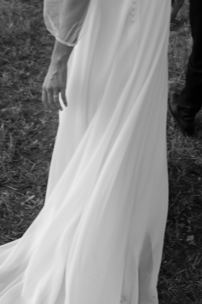 Elegant editorial-style bridal portrait by a Menorca wedding photographer.